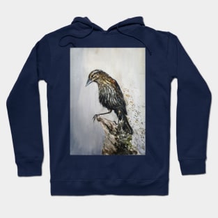 Red-winged blackbird Hoodie